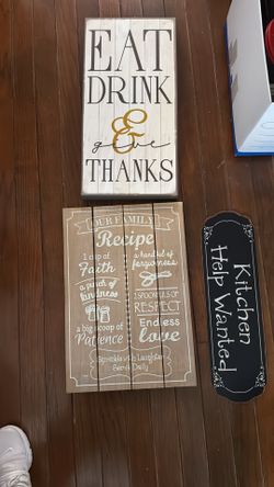 Wall signs
