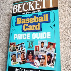 The Sports Americana Beckett Baseball Card Guide Number 15 1993