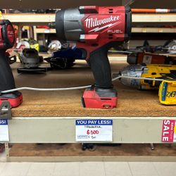 Impact Wrench With Battery 
