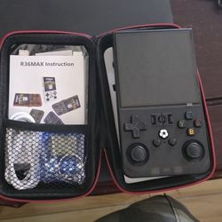 New R36 Max handle console, 64gb, 4000mAh, 4" screen 720*720, 18000+ Games, psp, psx, 30 emulators