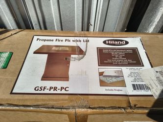 HiLAND propane fire pit