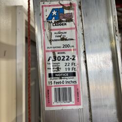 22 Foot Aluminum Extension Ladder