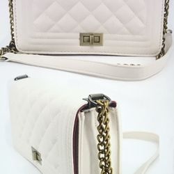 Quilted Pattern Clutch Bag