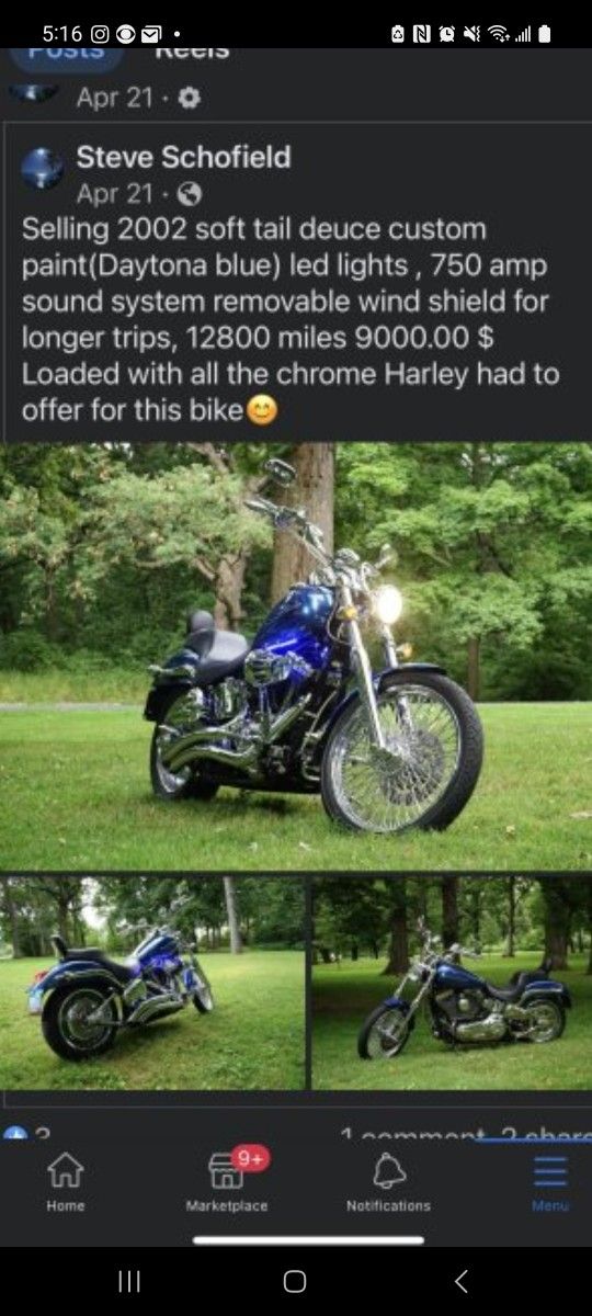2002 Harley davidson Softtail Deuce