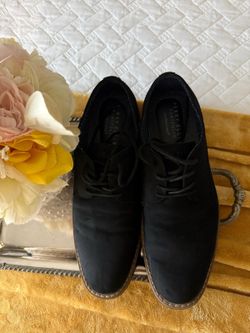 Man’s Casual Suede Shoes, Navy Blue, 8