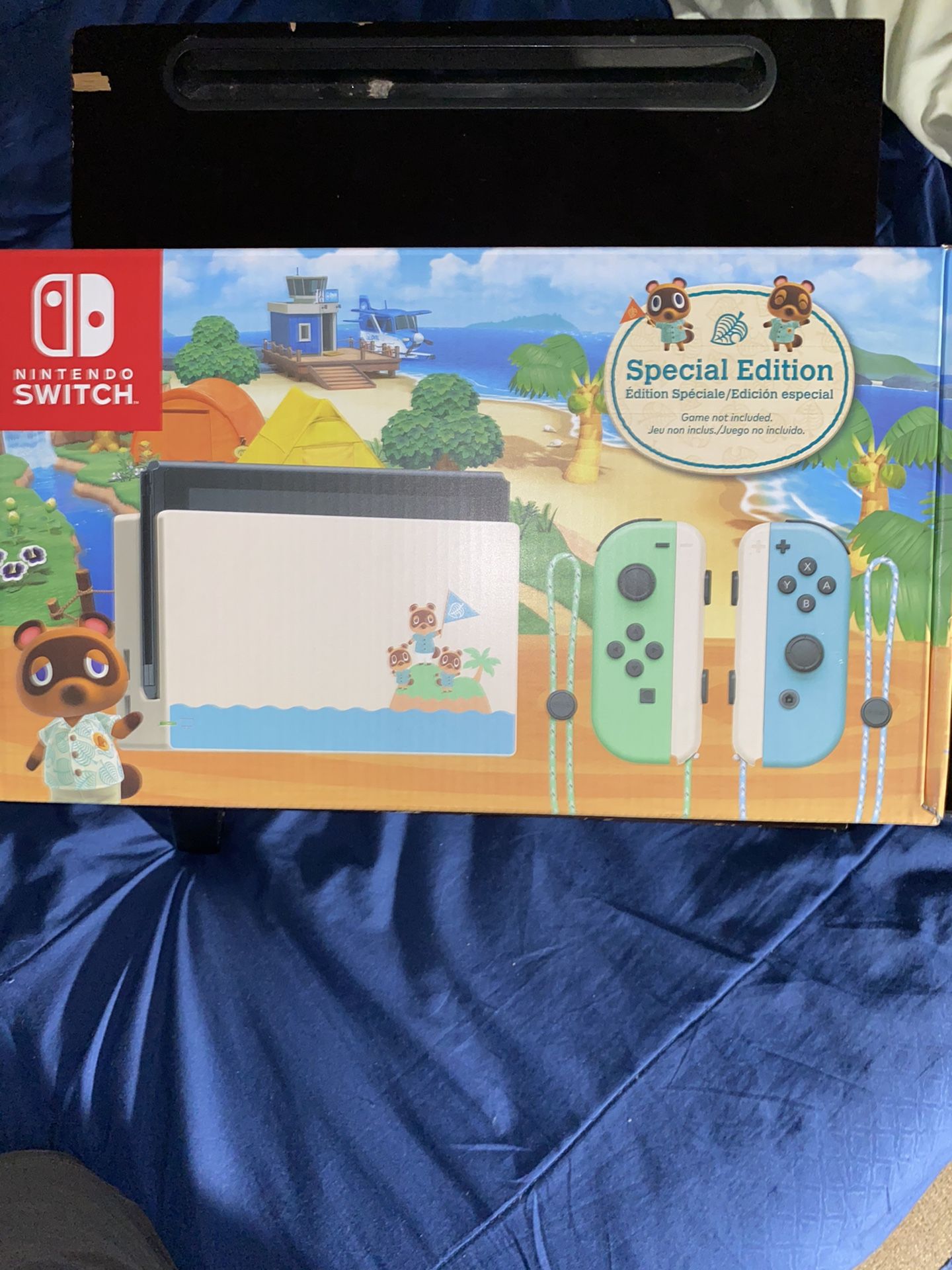 Nintendo switch animal crossing box