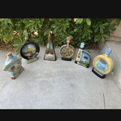 Jim Beam Whiskey Antique Decanters. $10 Each.