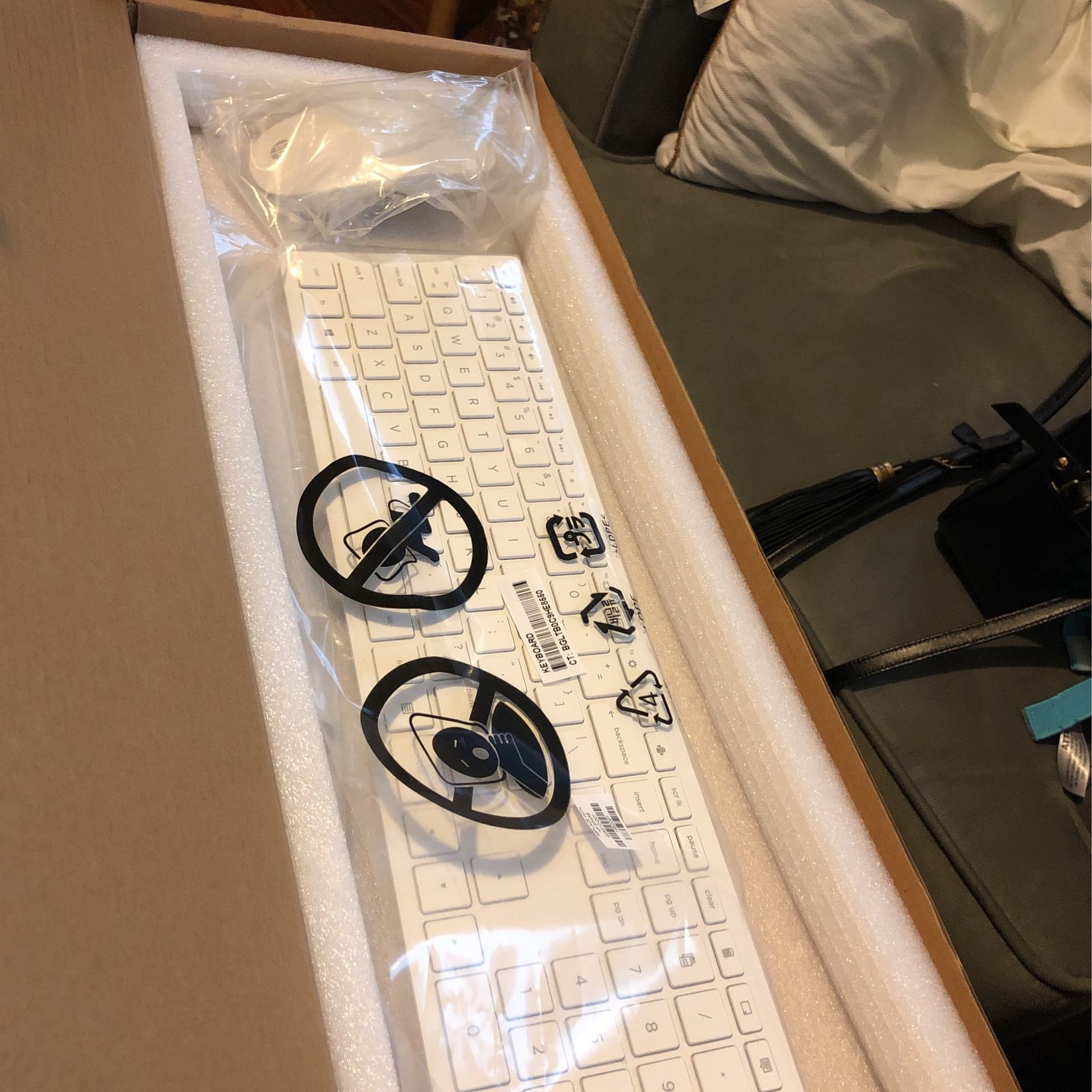 Hp Wireless Mouse And Keyboard White