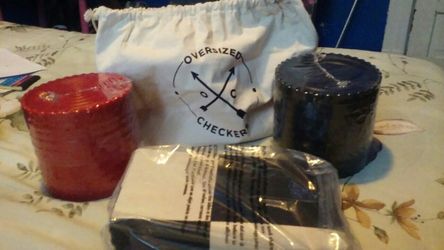 Oversized checkers game