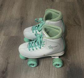 Roller Derby Roller Star 600 Women's Roller Skates - White/Mint - Size 05