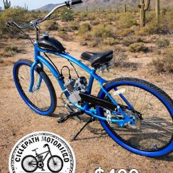 Gas Bike Motorized Bicycle Motor Bike Beach Cruiser Moped Delivery Available