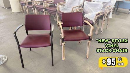 “NEW” Stylex Vinyl Stack Chair