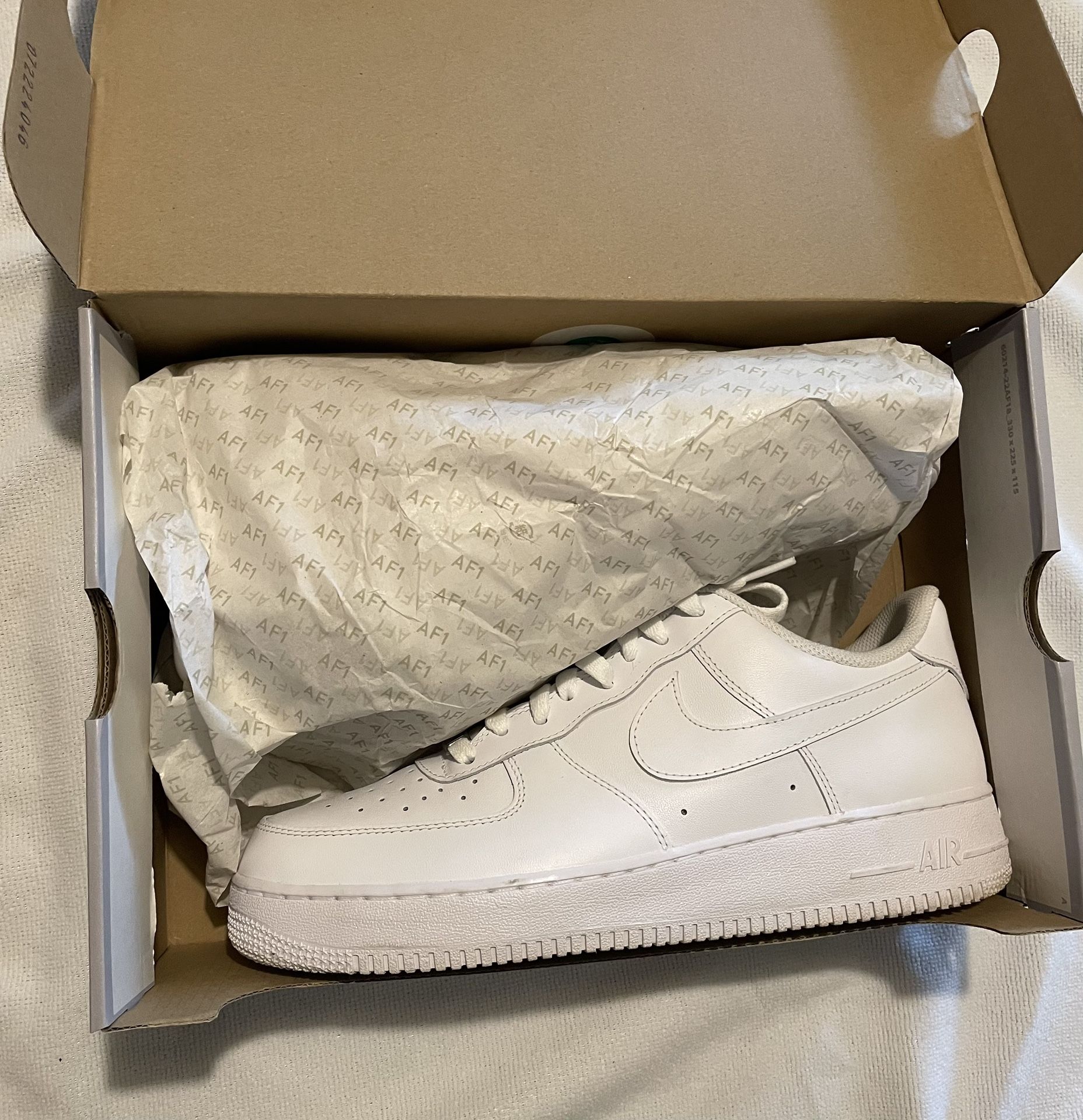 Nike White Air Force 1 Classic Low Top