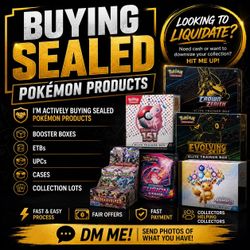 Need Cash? Buying Sealed Pokémon Products & Collections