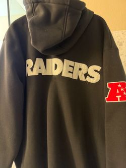 Raiders NFL Large Zipper Hoodie