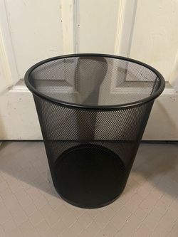 Metal Trash Can