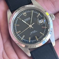  Vintage Tudor Prince Oysterdate Ref.90800 Automatic Watch Jumbo 38mm In Perfect Original Condition 