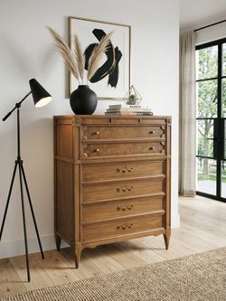 Vintage American of Martinsville Highboy Dresser /chest of drawers