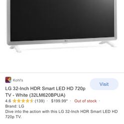 32 Inch Lg Smart Tv In Box