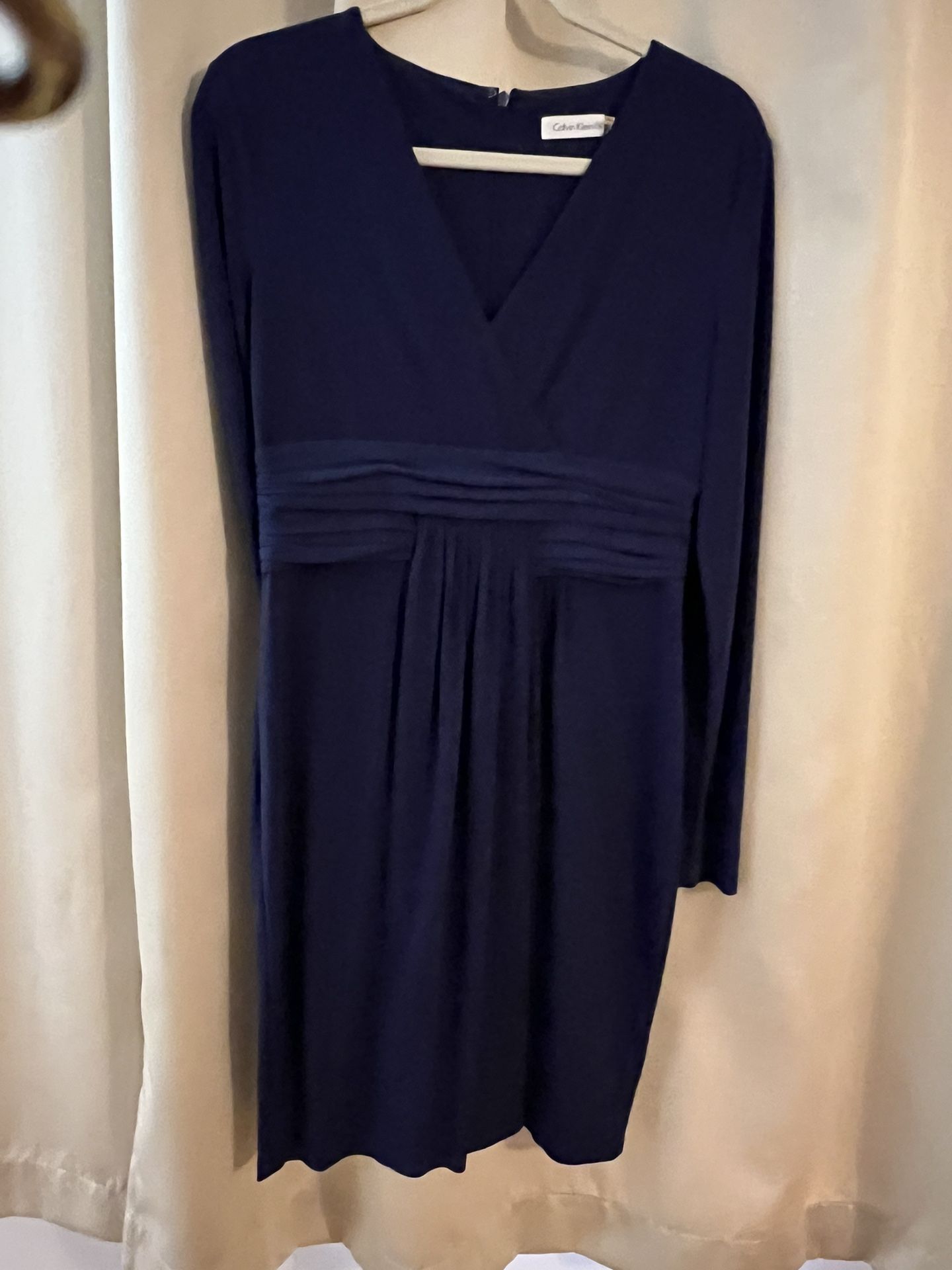 Calvin Klein Navy Blue Women’s Dress, Size 8
