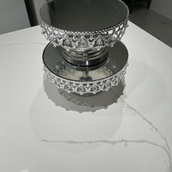 Cake stand two piece 