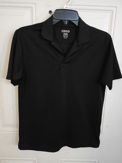 Boy's Black Polo Shirts (3 Shirts) - Husky Size 14-16