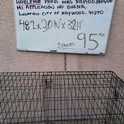 Pet Cage Crate Carrier Jaula DE Mascota 