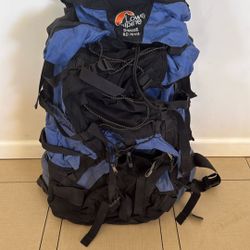 Lowe Alpine Sirocco II ND 70+15 Blue System Hiking Backpack