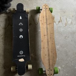 Two longboards