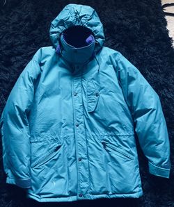 NorthFace Aqua Green Winter Down  Jacket (L)