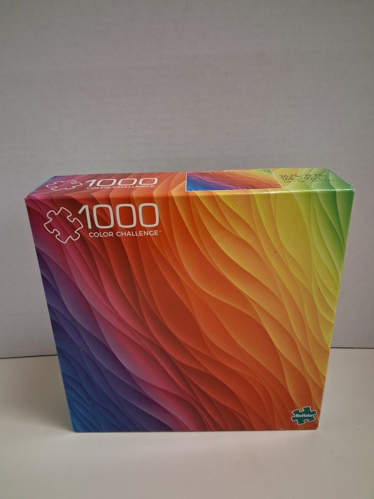 1000 piece rainbow palette puzzle