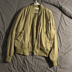 Green Bomber Jacket