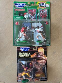 USC Trojans Legends Marcus Allen Mike Garrett Starting Lineup Figures