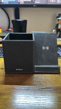 Brilliest Wireless Charging Desk Organizer