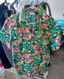 Hawaiian Mickey Mouse shirt