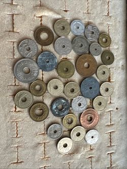 Lot of 33 coins Belgium Nigeria and more 1942-59……