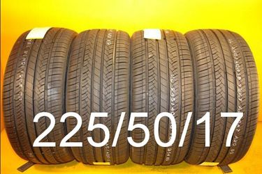 2 New Tires For Sale 225/50/17 We Service Motorcycle Tires