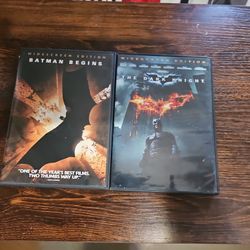 BATMAN BEGINS AND THE DARK KNIGHT 