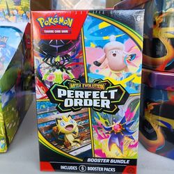 Pokemon Mega Evolution Perfect Order Booster Bundle 