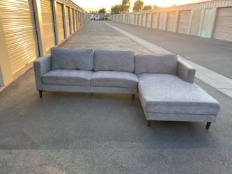 Gray sectional sofa