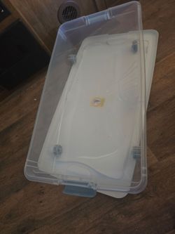 Latching Box, rolling storage container