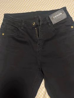 CEILFN Black High-Rise Skinny Jeans