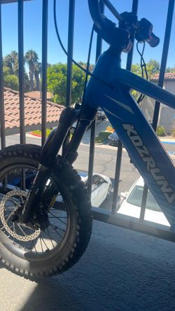 E bike perfect for starter rider