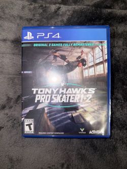 PS4 Tony hawk pro skater 1+2