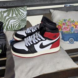 Brand new Air Jordan 1 Retro High OG "Black Toe Reimagined" boys 