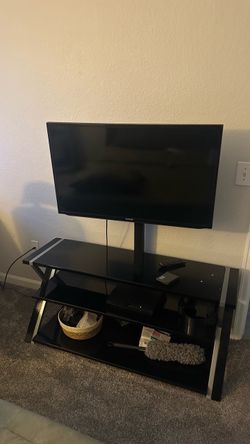 TV Stand with tv.