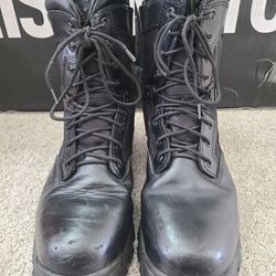 Men's Rocky 8" Alpha Force Composite Toe Side-Zip Boots | Size: 9.5