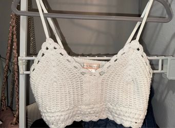 B.O.G Collective Crochet Crop Top Medium