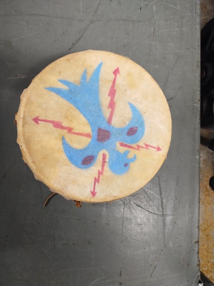 Antique Native American Hand Made Drum