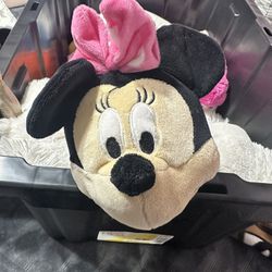 Minnie And Mickey Mouse Reversible Plushy